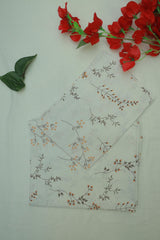 Bedsheet - Single soft cotton(whitish colour)