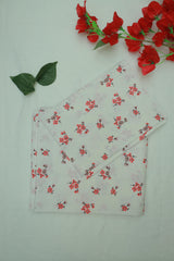 Bedsheet - Single soft cotton(whitish colour)