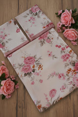 Bedsheets-King English floral bedsheets EF