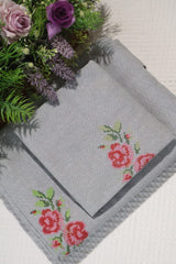 Bedsheets - Single Cross stitch embroidery bedsheets