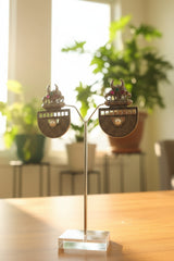 Oxidised earrings