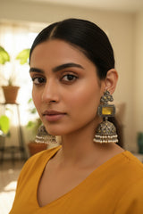 Oxidised earrings