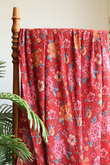 Fabrics - pintuck Handblock kurti cotton