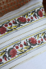 Onam Handblock Cushion Covers - 16*16 inches