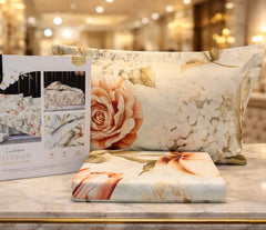 Bedsheets - Premium soft cotton digital print florique bedsheets