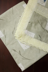 Bedsheets - Queen soft cotton lace bedsheets flora & lace