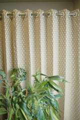 Curtains-Opaque self printed opaque curtains