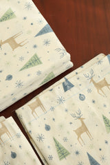 Vintana King Size Soft Cotton Flannel Bedsheet Set