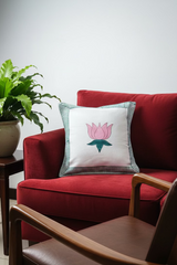 Handblock cushion cover 16×16 inches