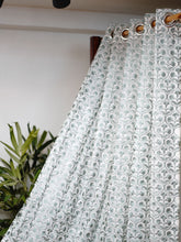 Curtains-Premium embroidered sheer curtains