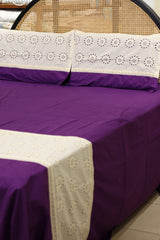 Bedsheets - Premium designer king bedsheets dd lace