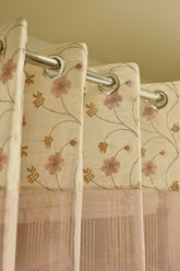 Curtains-Premium embroidery designer sheer curtains