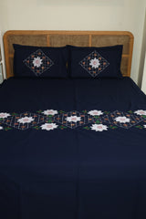 Bedsheets - King Machine embroidery bedsheets MEK