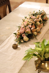 Onam Striped Table Runner - 6 seater
