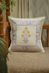 Handblock cushion cover 16×16 inches