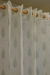 Curtain-Self printed semi transparent