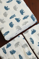 Vintana King Size Soft Cotton Flannel Bedsheet Set