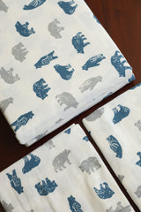 Vintana King Size Soft Cotton Flannel Bedsheet Set