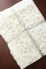 Bedsheets - King soft cotton lace bedsheets majestic