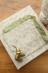 Bedsheets - Premium King soft cotton lace bedsheets majestic