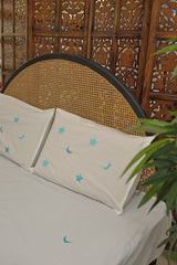 Bedsheet- Queen machine embroidery