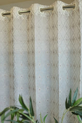 Curtains -Premium embroidered sheer curtain
