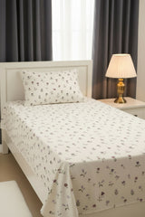 Bedsheet - Single soft cotton (152cm * 228) whitish colour