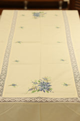 Table cloths - 8 seater cross stitch embroidery