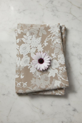 King Size Soft Cotton Botanical Floral Bedsheet Set satin glory