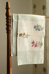 Towels - Waffle Handblock print Towel Set
