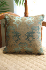 Festive Brocade Damask Cushion Cover