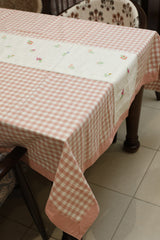 Table cloth - Check embroidery
