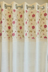 Curtains-Premium embroidered sheer curtains