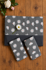 Bedsheets-Queen daily use border bedsheets