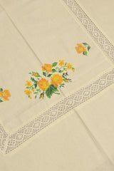 Table cloths - 8 seater cross stitch embroidery