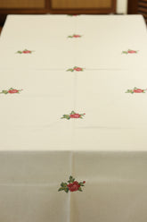 Table cloth - 6 seater cross stitch embroidery