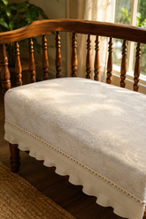 Sofa protector ( meter per) description 𝗔𝗻𝘁𝗶 𝗦𝗸𝗶𝗱 _Ivory