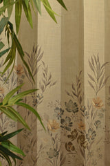 Curtains:English floral printed curtains(sheer and opaque)