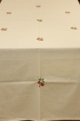 Table cloth - 6 seater cross stitch embroidery