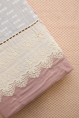 Bedsheets - Premium King soft cotton lace bedsheets majestic