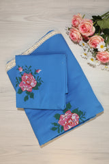 Bedsheets - Single Cross stitch embroidery bedsheets