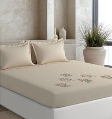 Bedsheets - King Premium machine embroidery bedsheets Sansaar : Saembro