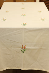 Table cloth - 6 seater cross stitch embroidery