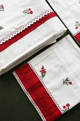 Bedsheets - King premium Machine Embroidery Bedsheet multi