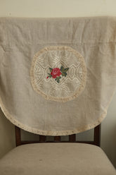 Chair back / sofa back - cross stitch embroidery 5 seater Cottage Rose Collection