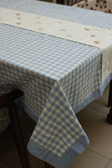 Table cloth - Check embroidery