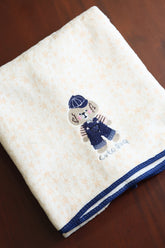Towels - Cute Embroidery Kids bath towel