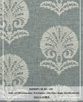 Fabric only Curtains -Premium embroidered designer curtains opaque