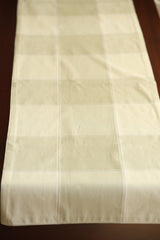 Checks Table runners - Cotton Runners,colour:Beige