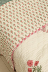 Premium Cotton handblock Print Double Quilt